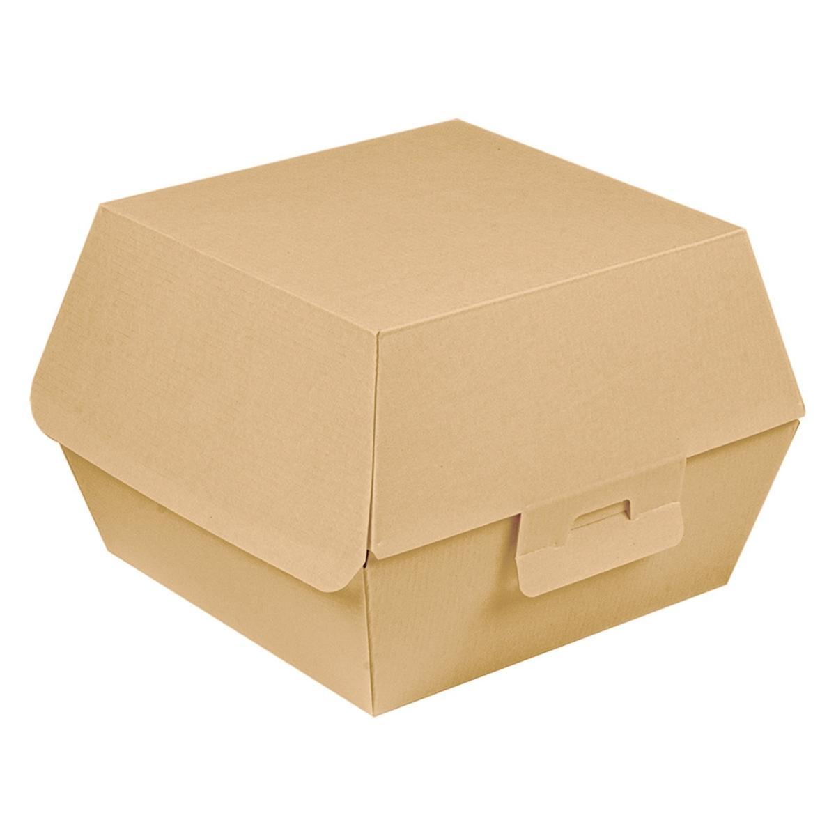 CAJA HAMBURGUESA KRAFT THEPACK - 15,5/11,7x14,5/11x9,5 CM (500 Unidades)