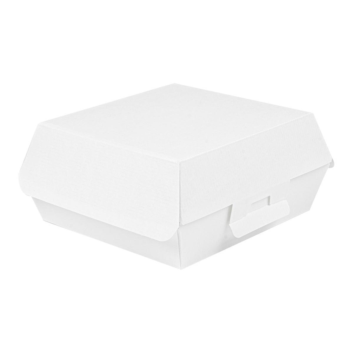 CAJA HAMBURGUESA BLANCA THEPACK - 17,5/15x18/15x7,5 CM (300 Unidades)