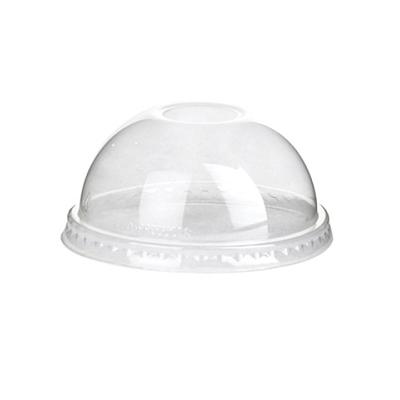 TAPA CÚPULA SIN AGUJERO TRANSPARENTE PLA - 9,6 CM