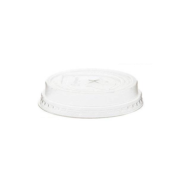 TAPA TRANSPARENTE CON AGUJERO PARA CANUTILLO - 8 CM