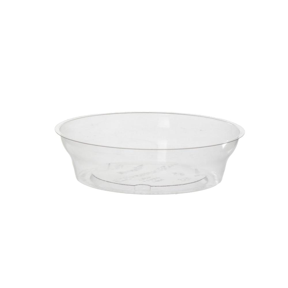 INSERTO TRANSPARENTE DE PLA COMPOSTABLE PARA VASOS Y TARRINAS - 90 ML