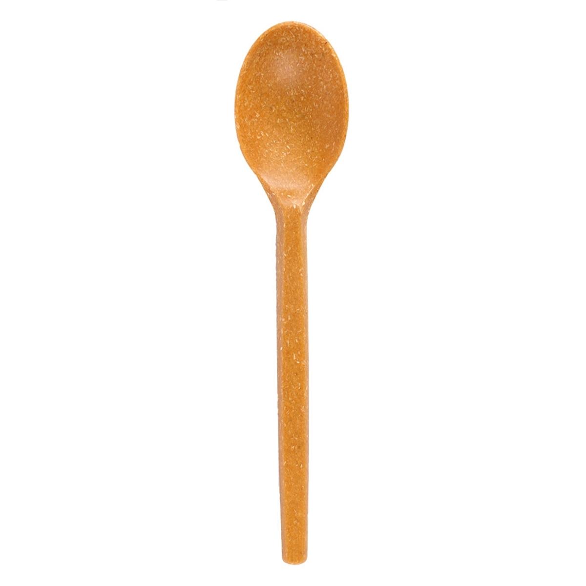 CUCHARA REUSABLE DE FIBRA DE MADERA NATURAL 20 USOS - 17 CM
