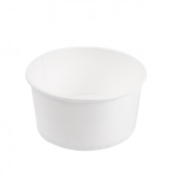 ENSALADERA BLANCA DE PAPEL - 1 L