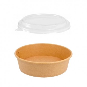 COMBO BASE ENSALADERA KRAFT Y TAPA TRANSPARENTE - 500 ML