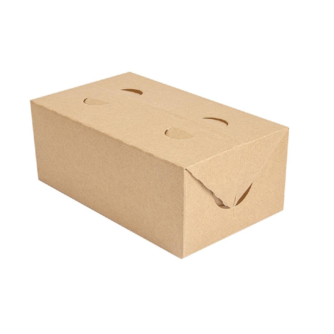 CAJA TAKE AWAY AUTOMONTABLE PARA COMIDA A DOMICILIO THE PACK - 13x23X8 CM (300 Unidades)