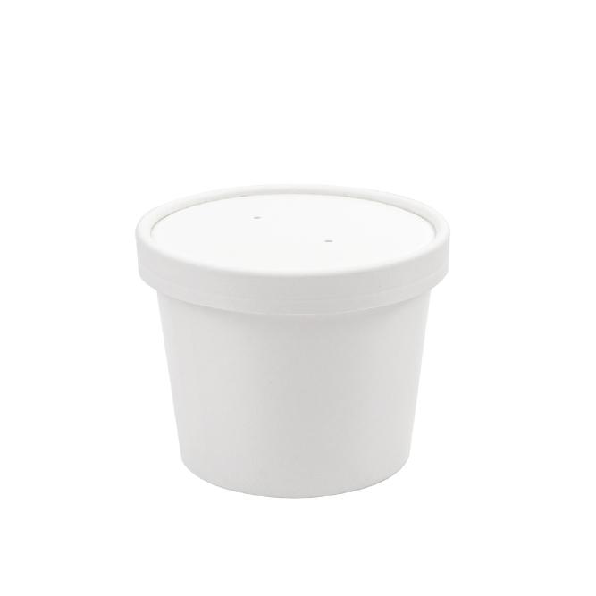 TARRINA Y TAPA PAPEL BLANCAS SOUP TO GO OUTLET - 360 ML