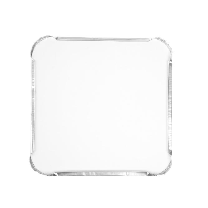 TAPA CARTÓN PARA ENVASE DE ALUMINIO - 23x23 CM