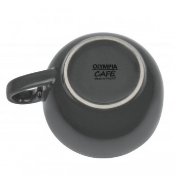 TAZA PORCELANA CAFÉ COLO CARBÓN MARCA OLYMPIA - 230 ML