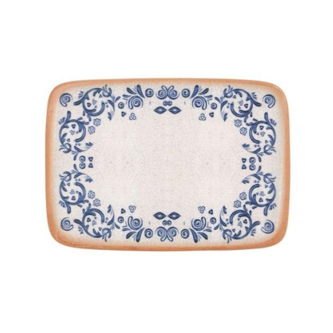 BANDEJA RECTANGULAR BONNA GOURMET LAUDUM - 23x16 CM