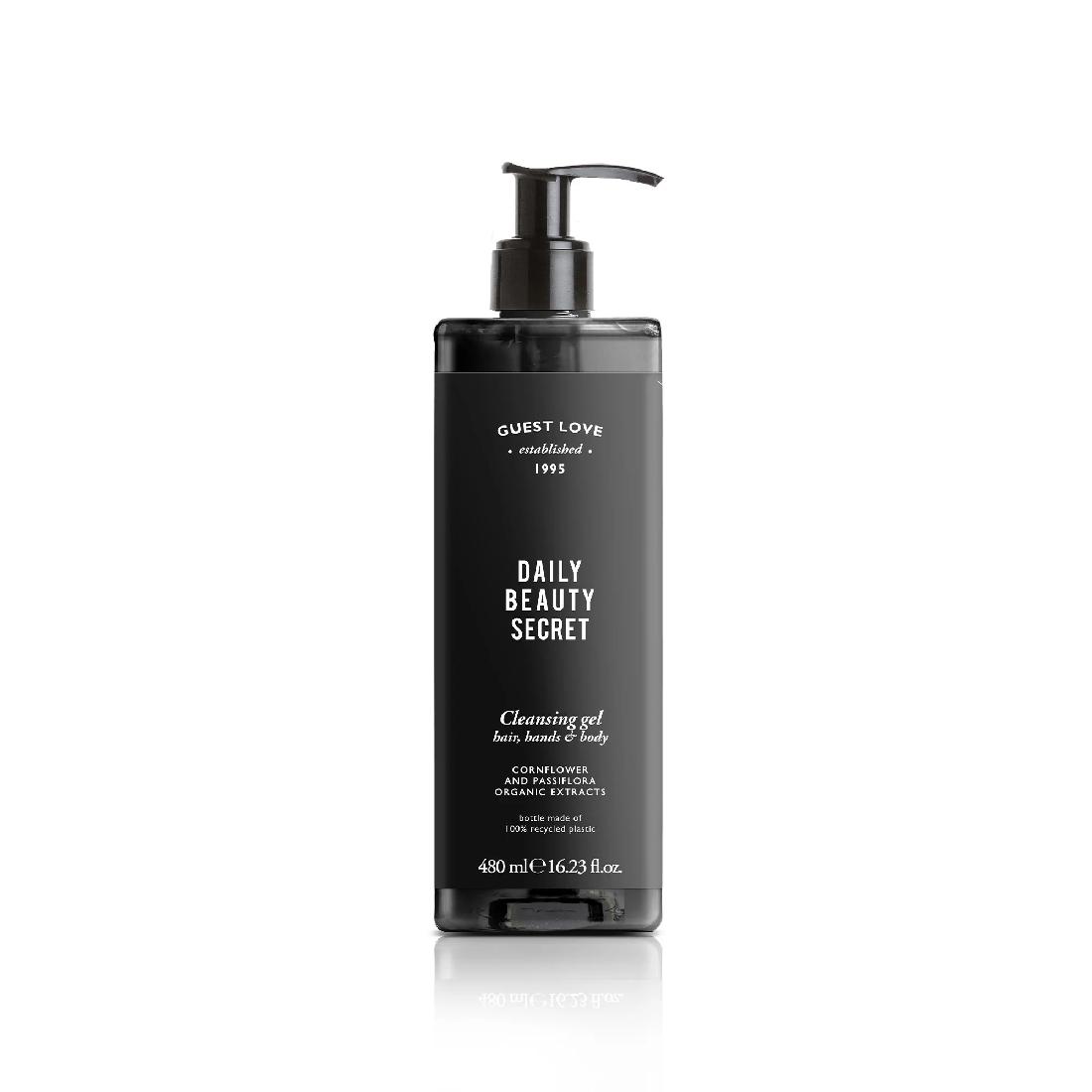 BOTELLA CON DOSIFICADOR GEL-CHAMPÚ GAMA GUEST LOVE - 480 ML